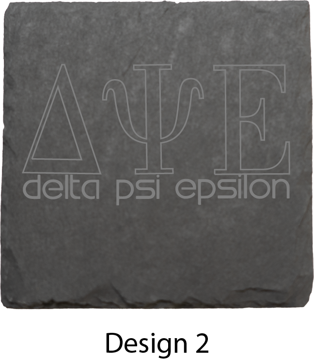 Delta Psi Epsilon Stone Coasters - 4-Pack
