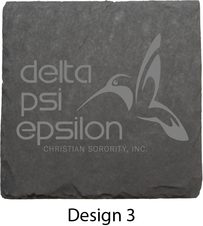 Delta Psi Epsilon Stone Coasters - 4-Pack