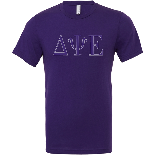 Delta Psi Epsilon Lettered Short Sleeve T-Shirts
