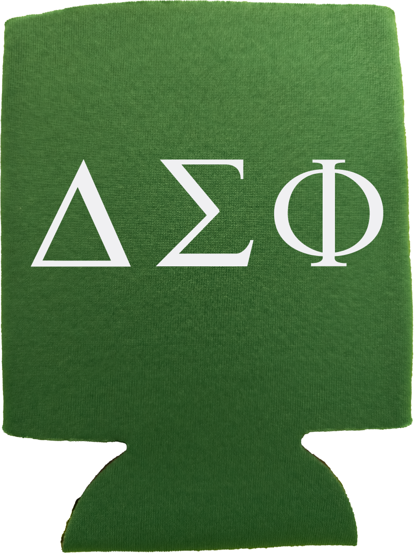 Delta Sigma Phi Can Coozies