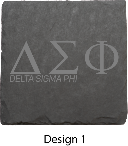 Delta Sigma Phi Stone Coasters - 4-Pack