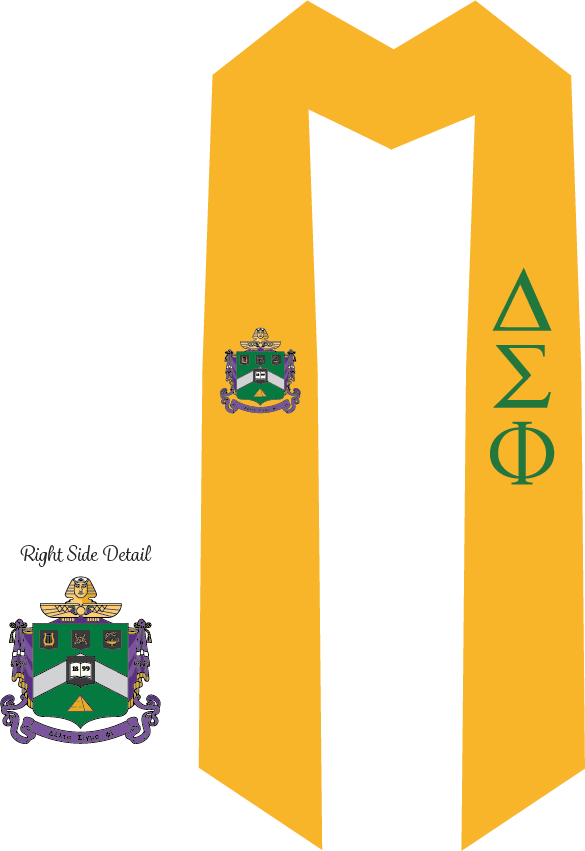 Delta Sigma Phi Graduation Stoles