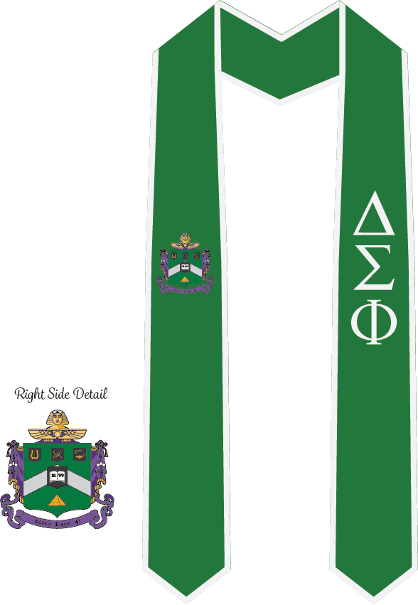 Delta Sigma Phi Graduation Stoles
