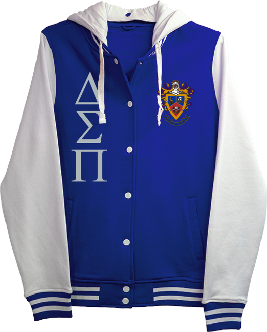 Delta Sigma Pi Varsity Hooded Sweatshirt