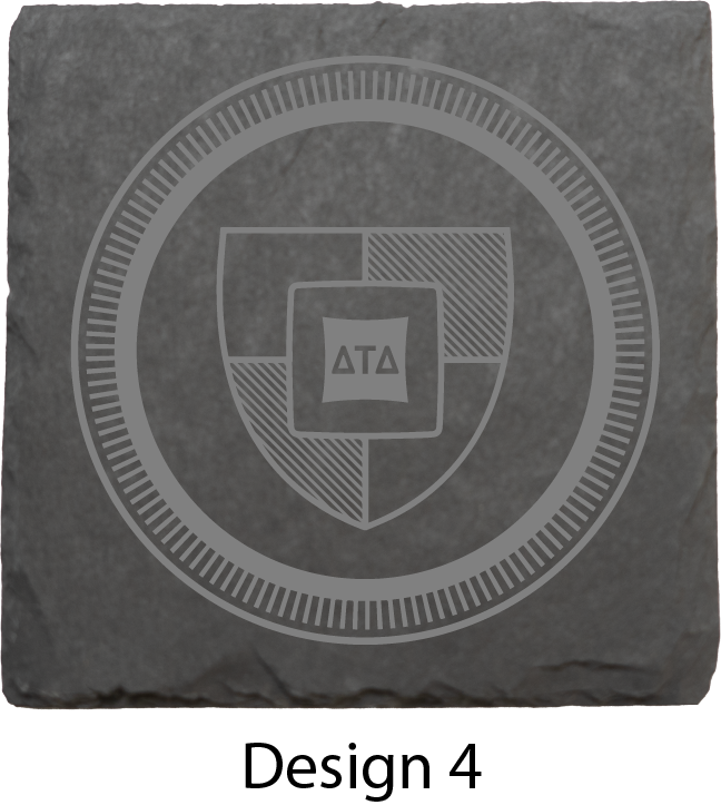 Delta Tau Delta Stone Coasters - 4-Pack