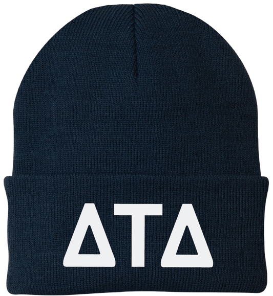 Delta Tau Delta Lettered Beanies
