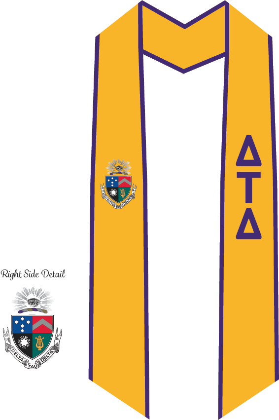Delta Tau Delta Graduation Stoles