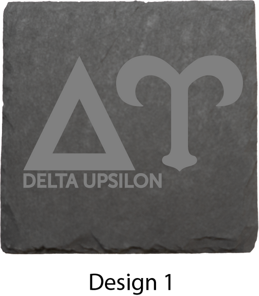 Delta Upsilon Stone Coasters - 4-Pack