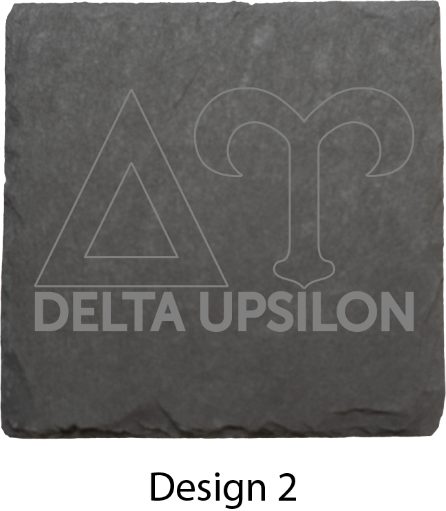 Delta Upsilon Stone Coasters - 4-Pack