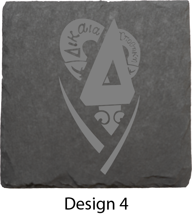 Delta Upsilon Stone Coasters - 4-Pack