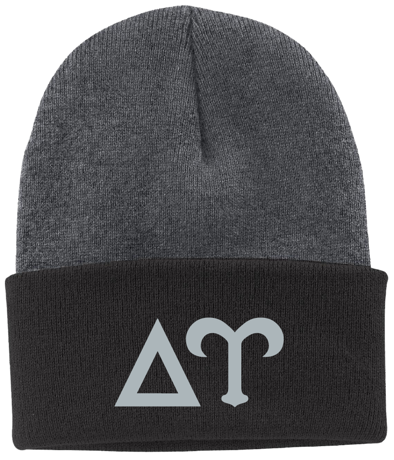 Delta Upsilon Lettered Beanies