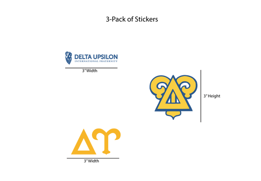 Delta Upsilon Stickers