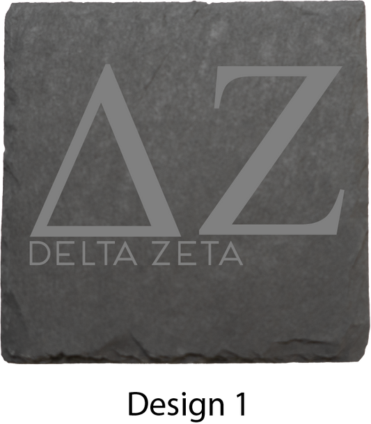 Delta Zeta Stone Coasters - 4-Pack