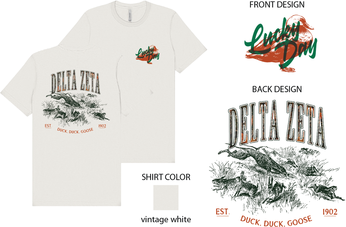 Delta Zeta Open Season Graphic Tee