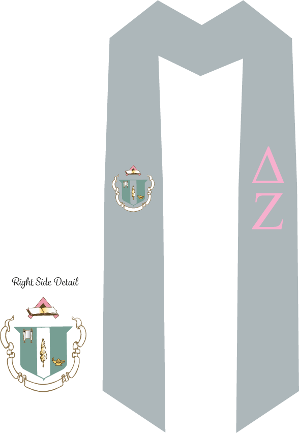 Delta Zeta Graduation Stoles