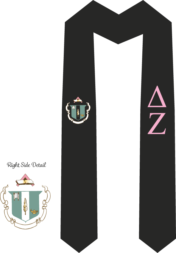 Delta Zeta Graduation Stoles
