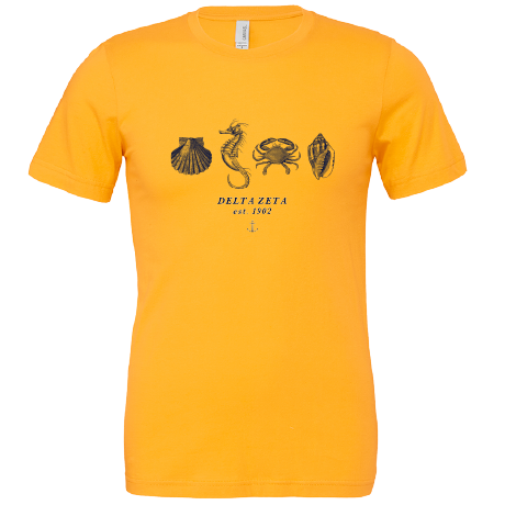 Delta Zeta Nautical Graphic T-Shirts