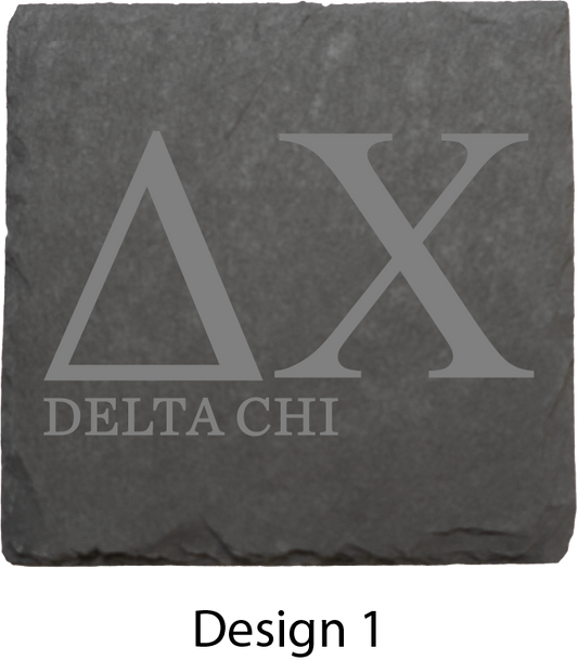 Delta Chi Stone Coasters - 4-Pack