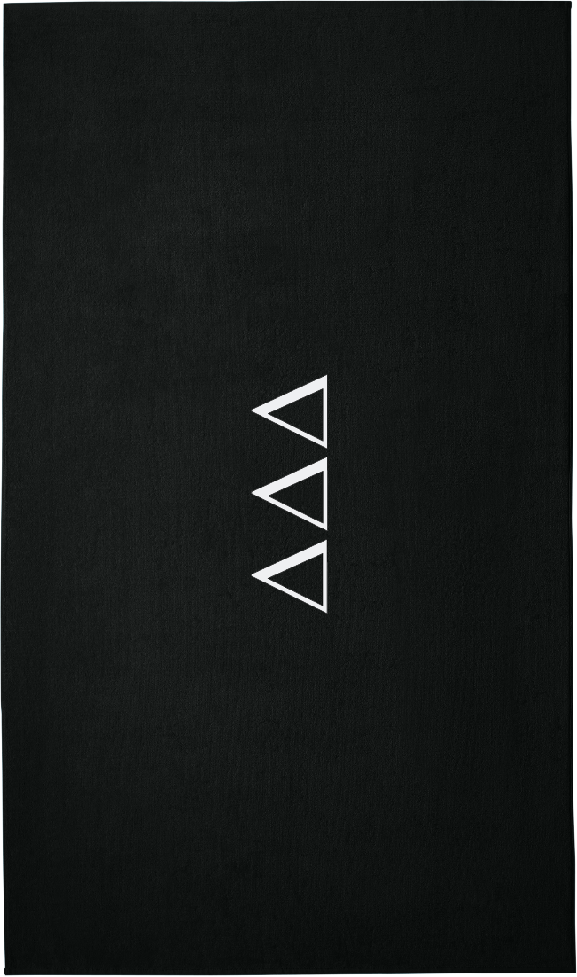 Delta Delta Delta Lettered Beach Towels