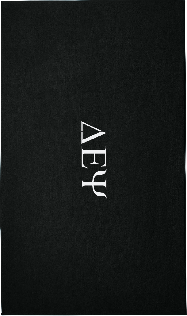 Delta Epsilon Psi Lettered Beach Towels