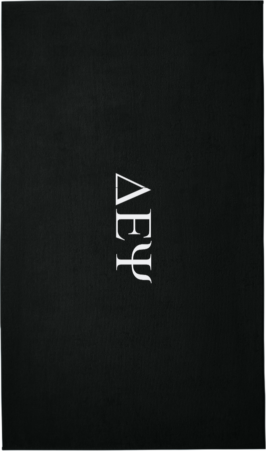 Delta Epsilon Psi Lettered Beach Towels