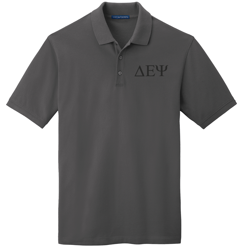 Delta Epsilon Psi Men's Embroidered Polo Shirt