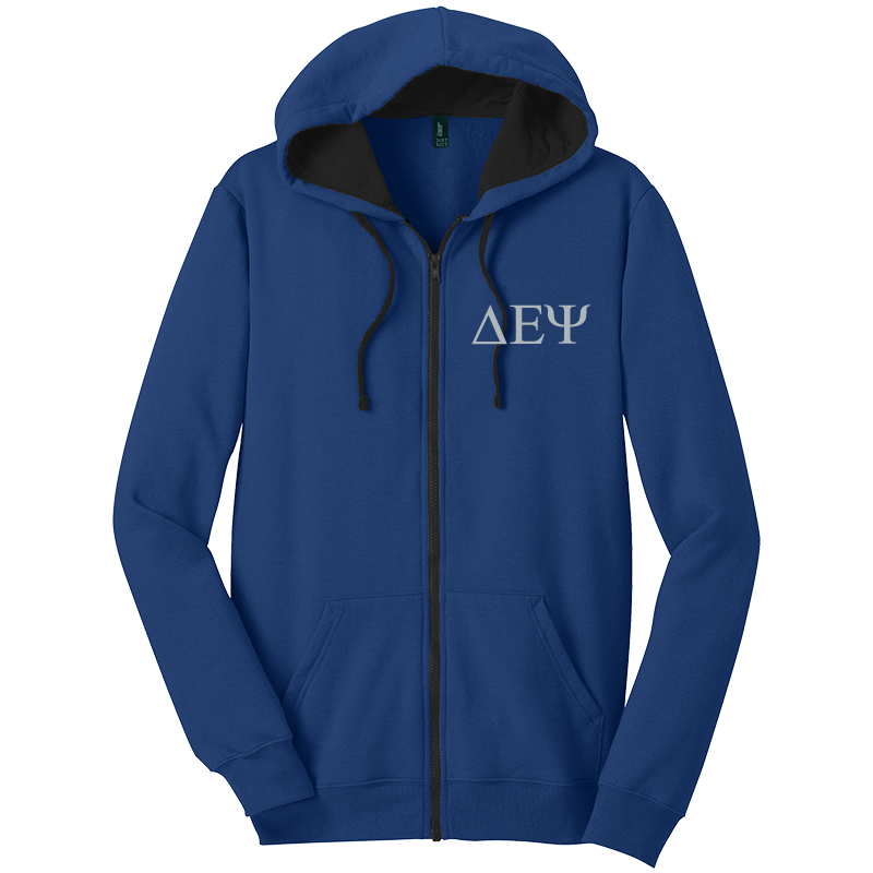 Delta Epsilon Psi Zip-Up Hooded Sweatshirts