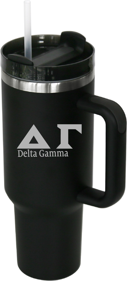 Delta Gamma Lettered 40oz Tumblers