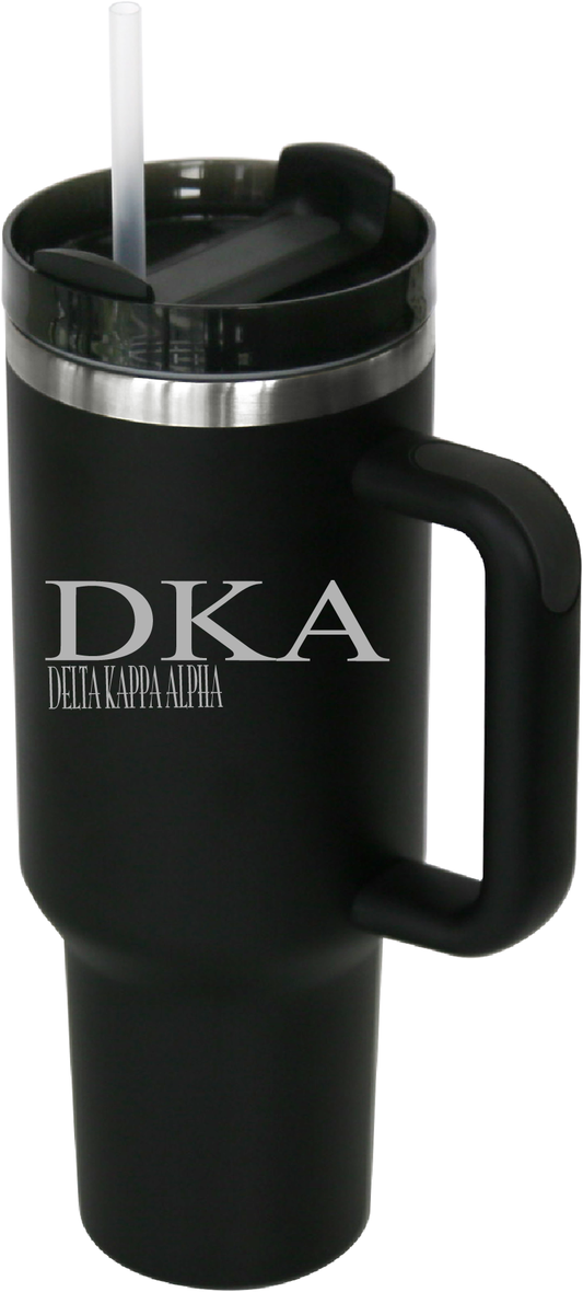 Delta Kappa Alpha Lettered 40oz Tumblers