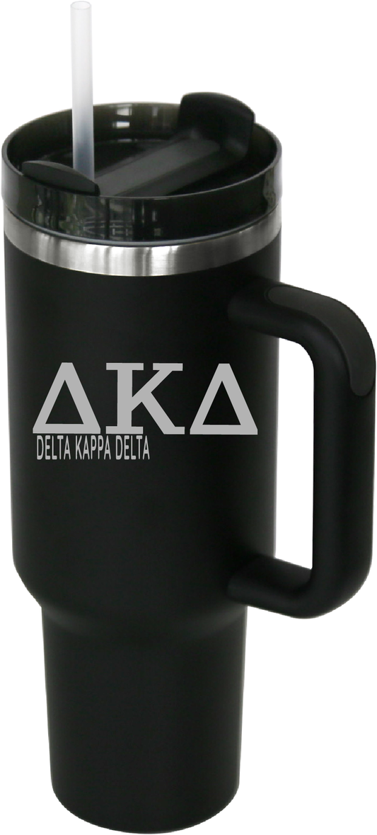 Delta Kappa Delta Lettered 40oz Tumblers