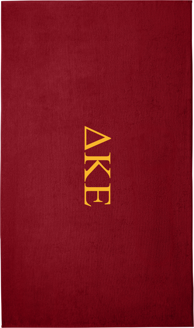 Delta Kappa Epsilon Lettered Beach Towels