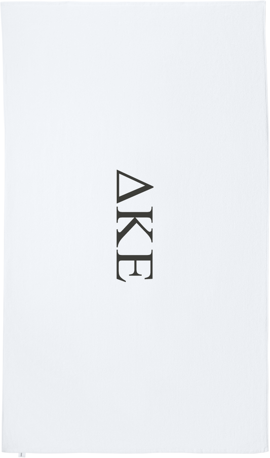 Delta Kappa Epsilon Lettered Beach Towels