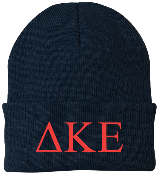 Delta Kappa Epsilon Lettered Beanies