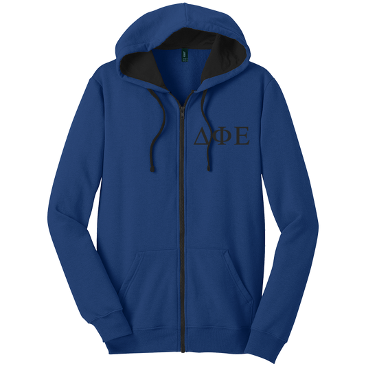 Delta Phi Epsilon Zip-Up Hooded Sweatshirts