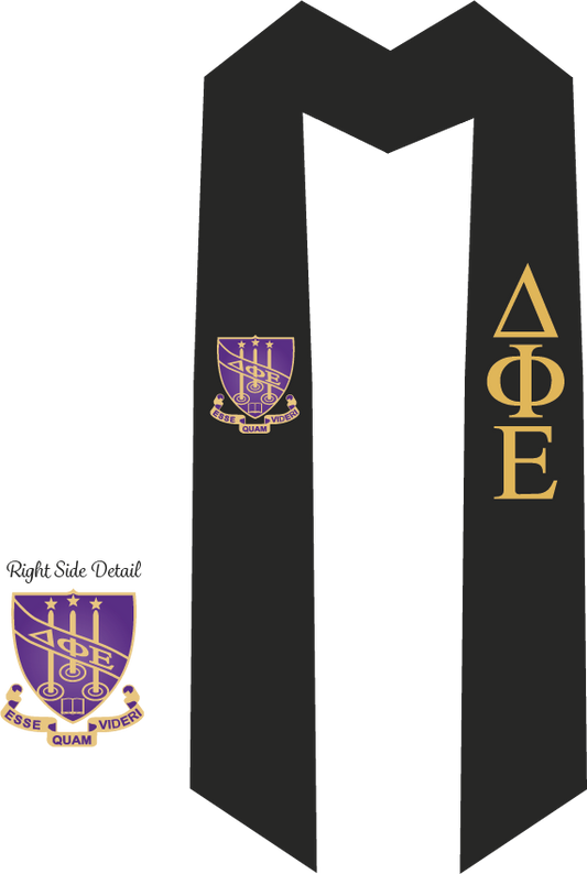 Delta Phi Epsilon Graduation Stoles