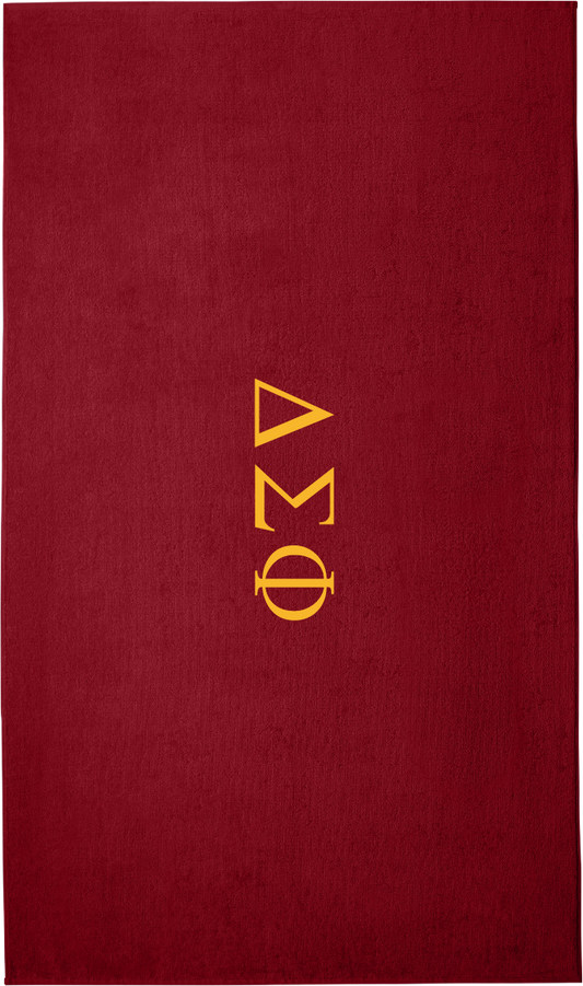 Delta Sigma Phi Lettered Beach Towels
