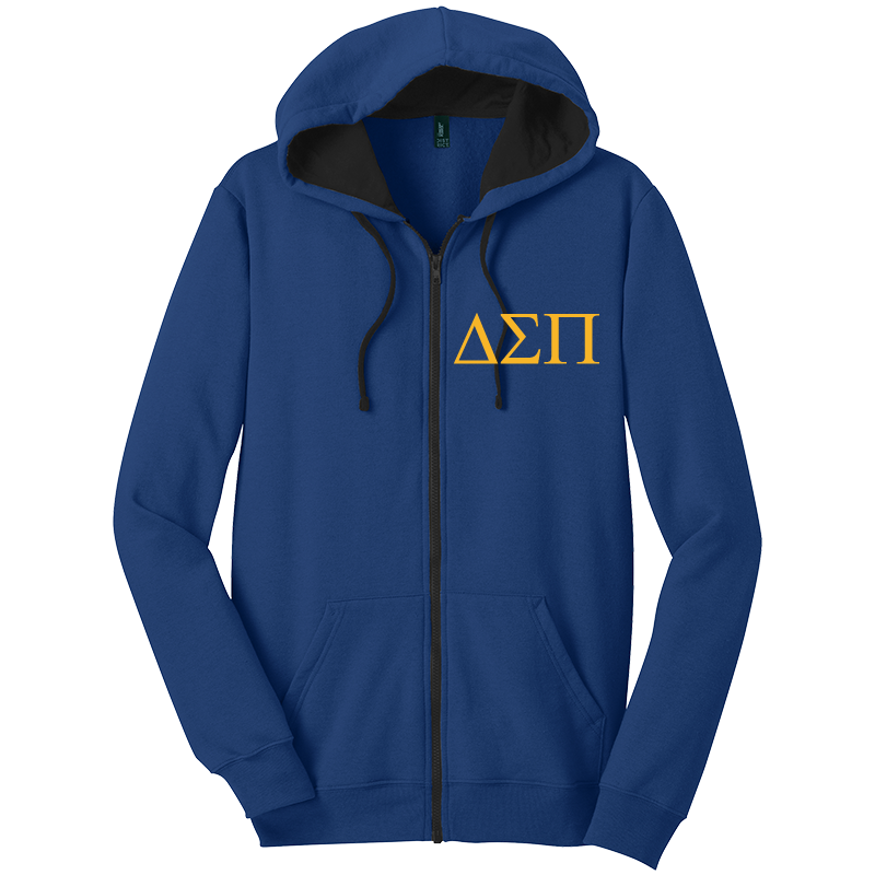 Delta Sigma Pi Zip-Up Hooded Sweatshirts