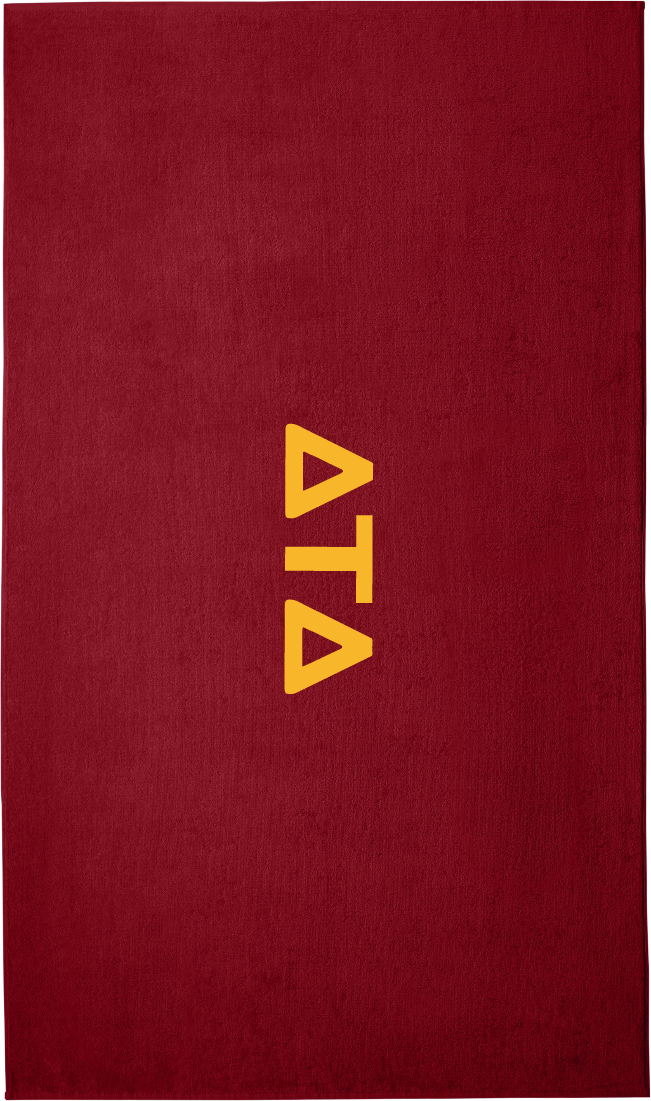 Delta Tau Delta Lettered Beach Towels