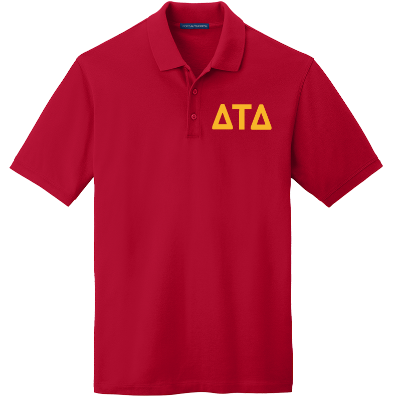 Delta Tau Delta Men's Embroidered Polo Shirt