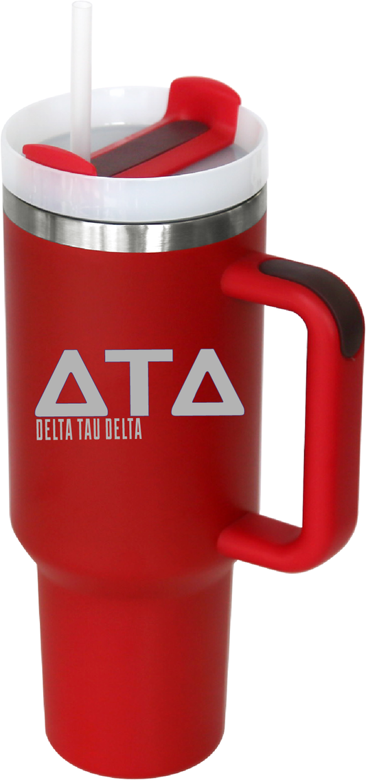 Delta Tau Delta Lettered 40oz Tumblers