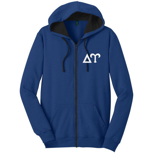 Delta Upsilon Zip-Up Hooded Sweatshirts