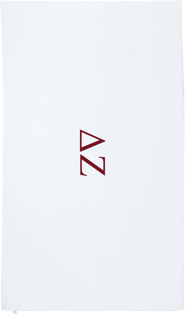 Delta Zeta Lettered Beach Towels