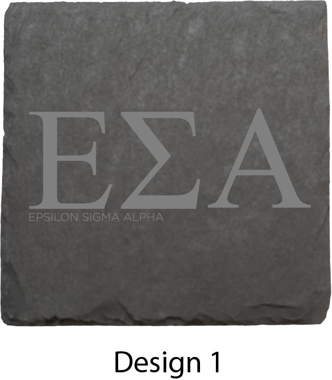 Epsilon Sigma Alpha Stone Coasters - 4-Pack