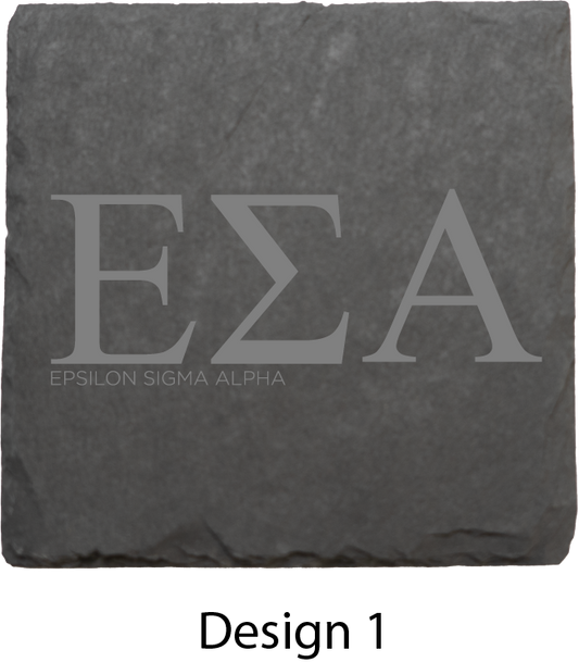 Epsilon Sigma Alpha Stone Coasters - 4-Pack
