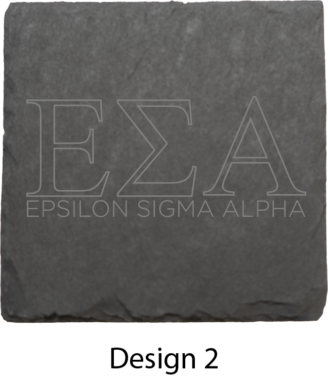 Epsilon Sigma Alpha Stone Coasters - 4-Pack