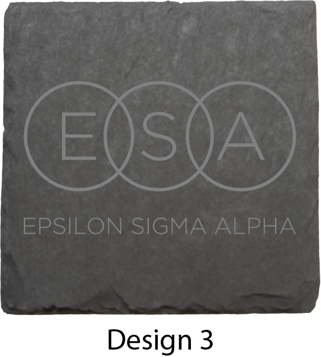Epsilon Sigma Alpha Stone Coasters - 4-Pack