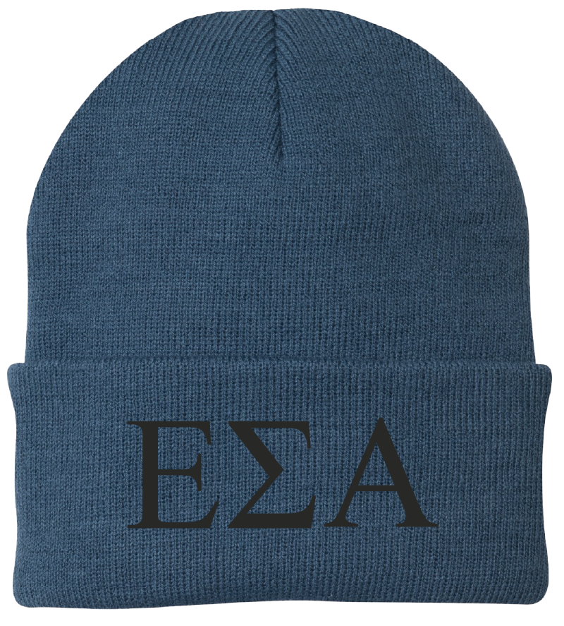 Epsilon Sigma Alpha Lettered Beanies