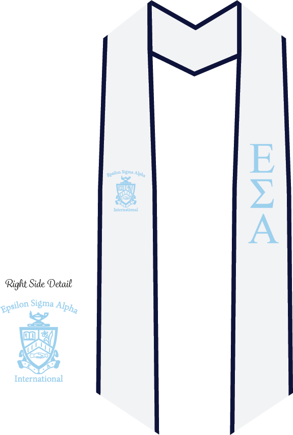 Epsilon Sigma Alpha Graduation Stoles