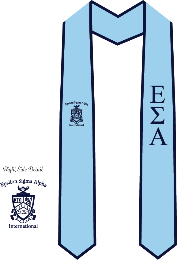 Epsilon Sigma Alpha Graduation Stoles