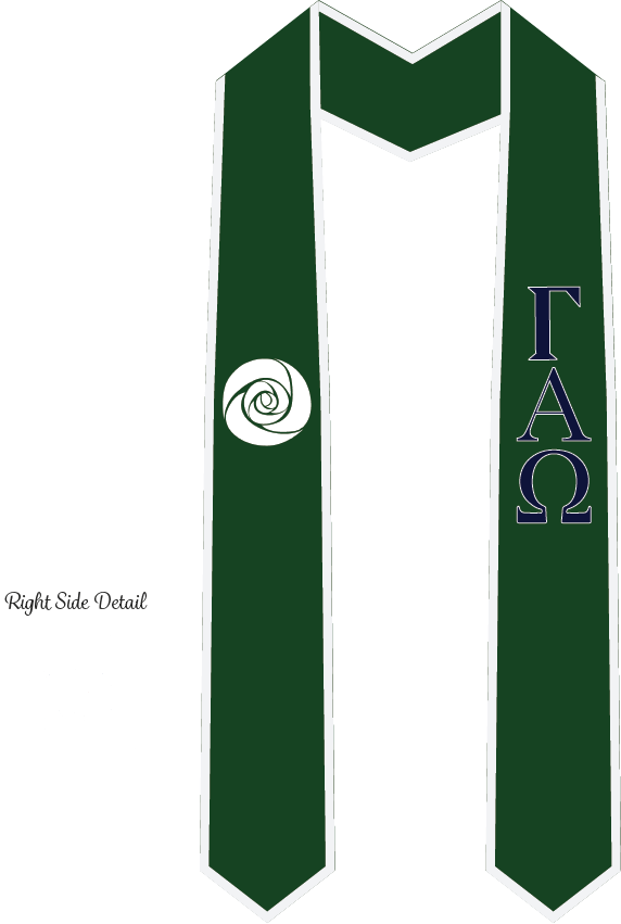 Gamma Alpha Omega Graduation Stoles